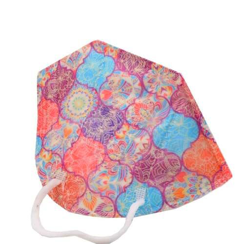 TubeRoo FFP2 - Máscara multicolor con diseño ornamental