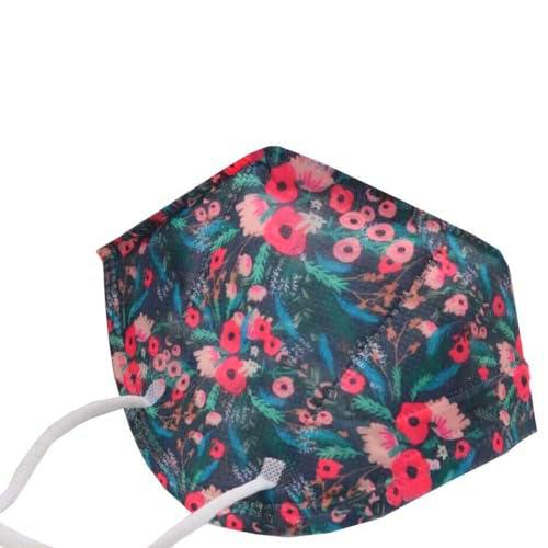 TubeRoo FFP2 - Máscara multicolor con diseño de flores