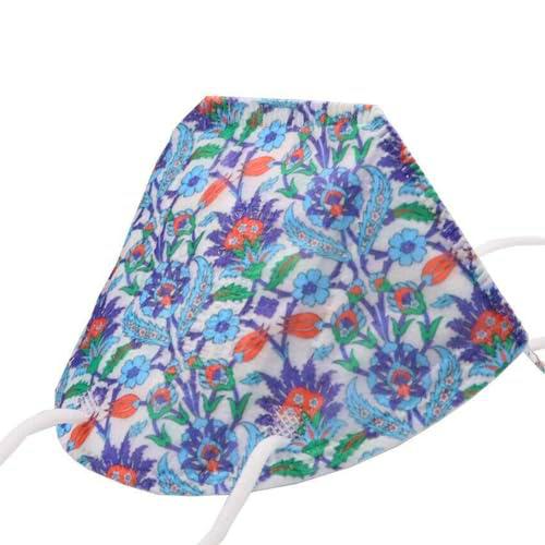 TubeRoo FFP2 - Máscara multicolor con diseño de flores