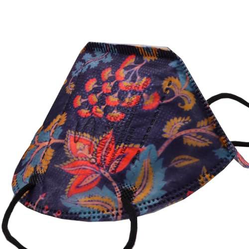 TubeRoo FFP2 - Máscara multicolor con diseño de flores