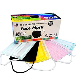 iCOOLIO mascarillas quirurgicas colores, mascarillas faciales quirurgica homologadas