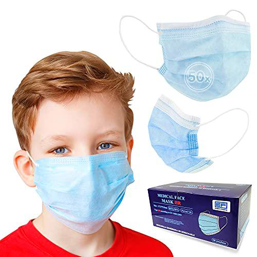 ENERGY FUSION 50x Mascarillas Quirúrgicas Tipo IIR Certificadas colores CE