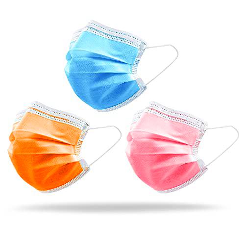60 mascarillas QUIRÚRGICAS IIR MÉDICO infantiles CE filtración bacteriana ≥ 99% de protección con gomas y puente regulable (multicolor)