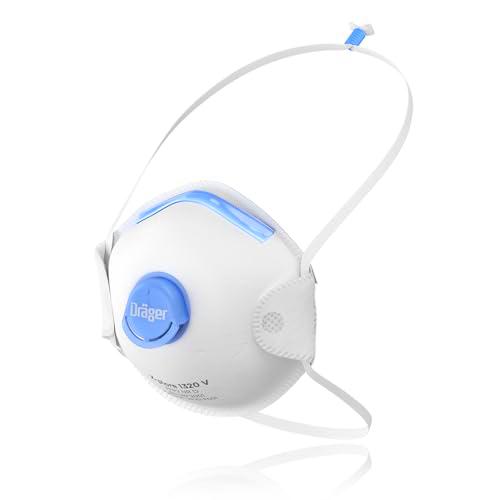 Dräger X-plore 1320 V 3x mascarilla respiratoria protección FFP2 semimáscara con válvula antipolvo