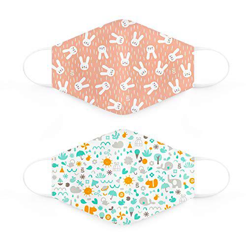 Suavinex Mascarillas para niños reutilizables, certificadas y aprobadas 3-5 años