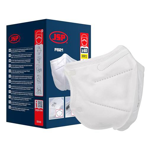 JSP Máscara plana plegable vertical desechable FFP2 (F621)