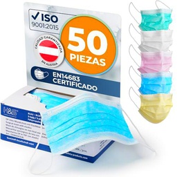ISC Hygiene &amp; Safety Mascarillas Quirúrgicas, 3 capas