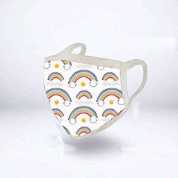 Vialman Mascarilla, 2 Tela 100% algodón, Amarillo, grande