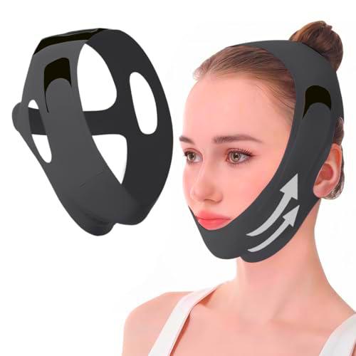 ZOPJUMA V Line Lifting Mask,Correa Facial Reutilizable y Ajustable,Alta elasticidad al desgaste