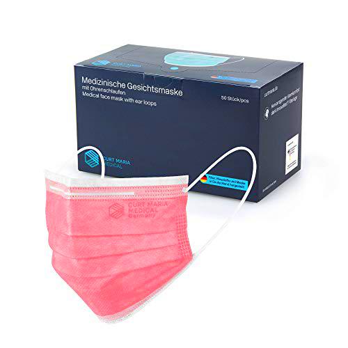 CURT MARIA MEDICAL 50 piezas de máscaras faciales médicas
