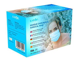 KAROFI - Mascarillas quirúrgicas médicas de tipo I