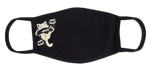 Lovelegis Máscara antipolvo de tela lavable a la moda con estampado de dibujos y accesorios de moda para la boca