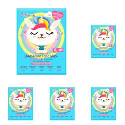 MONTAGNE JEUNESSE 7TH HEAVEN MASCARILLA DE TELA CALMANTE LLAMACORN (Paquete de 5)